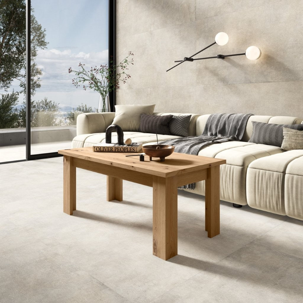 Mesa de madera ELEVABLE pata L